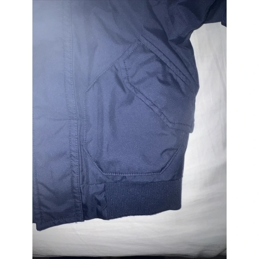 North Face Boys XXS 5 DryVent 600 Fill Down Hooded Winter Parka Navy